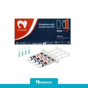 ژل اسید اچ 37 درصد چهار سرنگ نیک درمان-H1 Etchant Gel Kit
